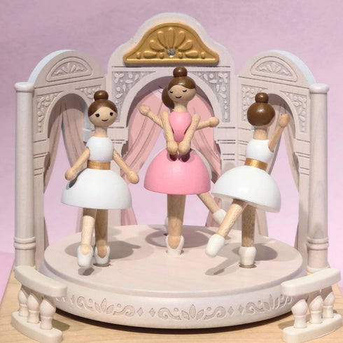木製からくりオルゴール バレエ Ballet【EA159S】