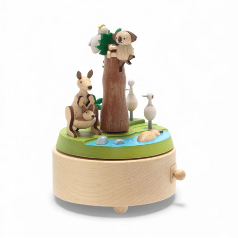 木製からくりオルゴール サファリパーク Safari Park【EA156S】