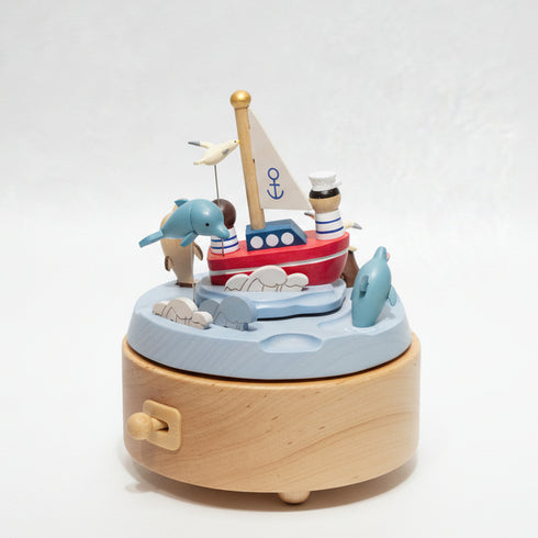 からくりオルゴール ドルフィン・オン・ジャーニー Dolphins On Journey|海とイルカのからくり