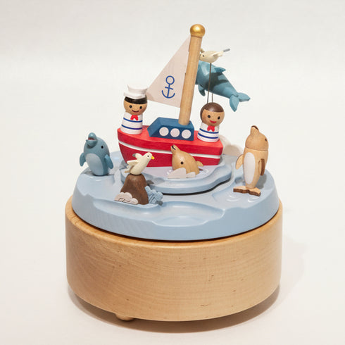 からくりオルゴール ドルフィン・オン・ジャーニー Dolphins On Journey|海とイルカのからくり