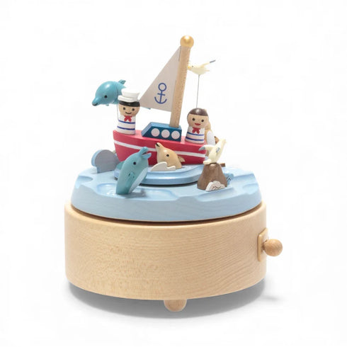 からくりオルゴール ドルフィン・オン・ジャーニー Dolphins On Journey|海とイルカのからくり