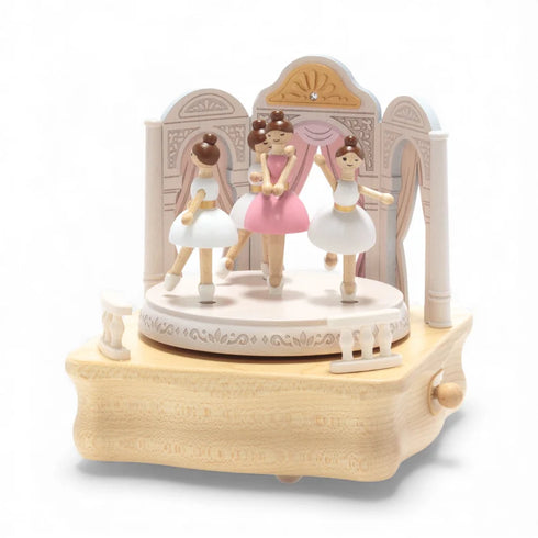 木製からくりオルゴール バレエ Ballet【EA159S】