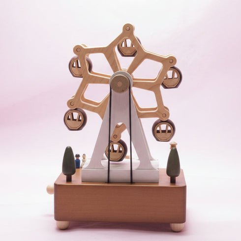 木製からくりオルゴール 観覧車 It’s a Small World|Dating Ferris Wheel