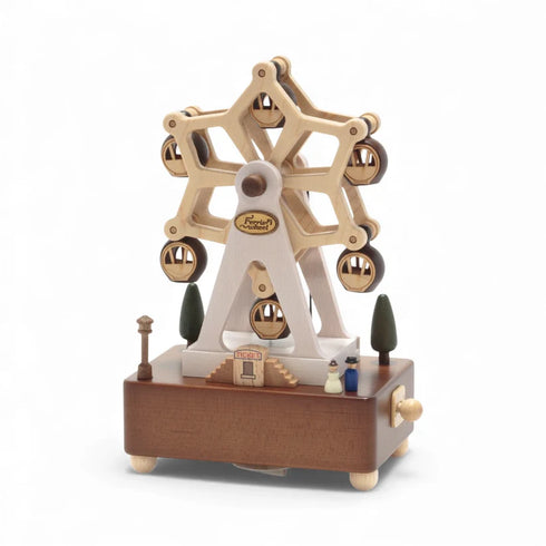 木製からくりオルゴール 観覧車 Dating Ferris Wheel【EA160S】