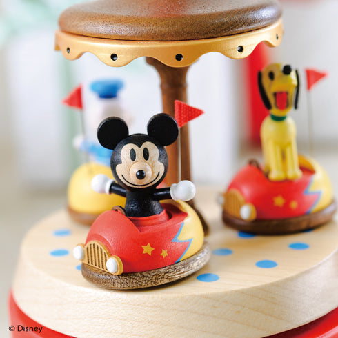 ディズニー木製からくりオルゴール ミッキー遊園地【CD185S】