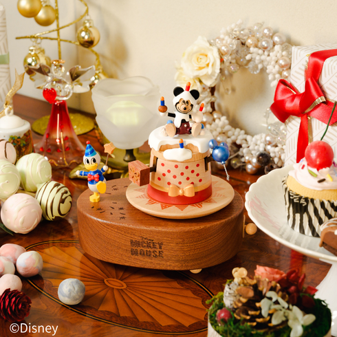 Mickey/バースデーケーキオルゴール ディズニー【CD187S】