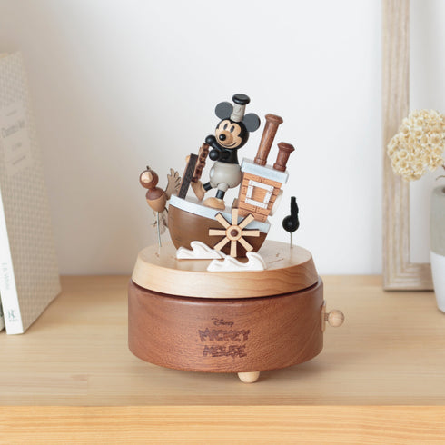 Mickey/蒸気船ウィリーオルゴール ディズニー【CD189S】