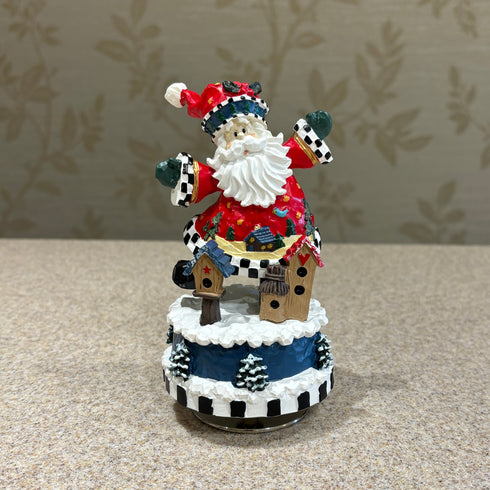 クリスマス回転オルゴール サンタクロース クリスマスプレゼント xmas chiristmas【YA756S】