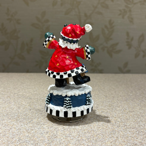クリスマス回転オルゴール サンタクロース クリスマスプレゼント xmas chiristmas【YA756S】