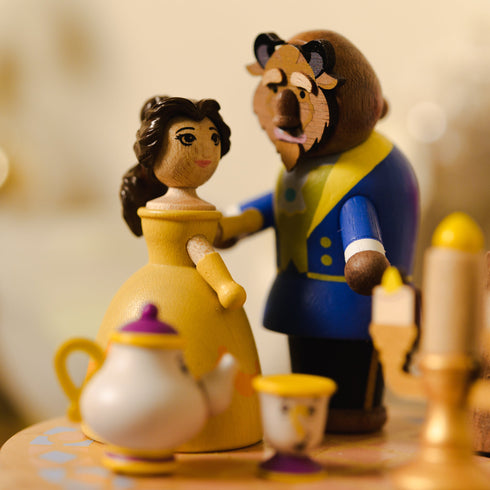 ディズニー木製からくりオルゴール 美女と野獣【CD183S】