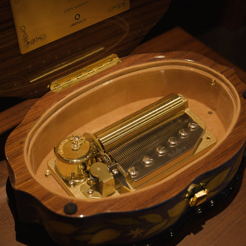 ORPHEUS 50N イタリア象嵌 オーバルブルー EX217