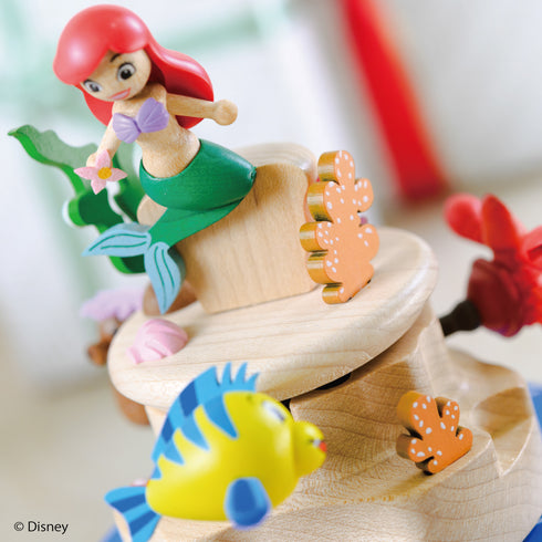 ディズニー木製からくりオルゴール リトルマーメイド【CD184S】