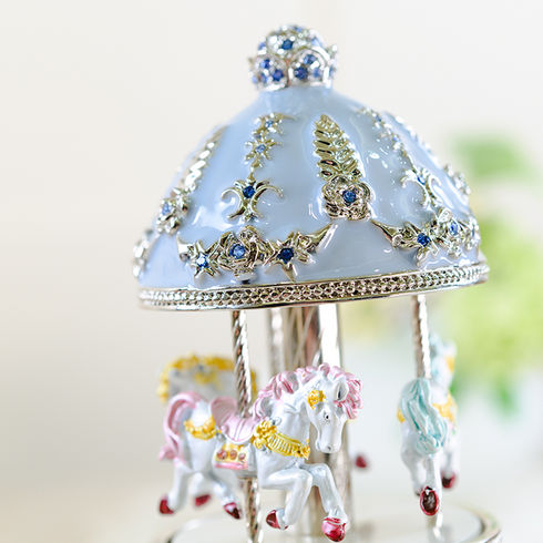 ピューター メリーゴーランド【YA762C】