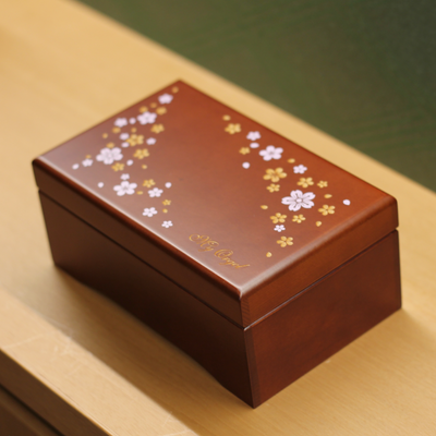 【嵐　オルゴール　桜　ふるさと】23弁 オルゴール【AA310A】
